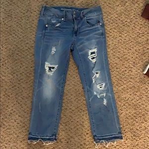 American eagle jeans artist crop
